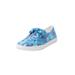 Plus Size Women's The Anzani Slip On Sneaker by Comfortview in Pretty Turquoise Paisley (Size 12 M)