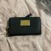 Michael Kors Bags | Michael Kors Black Leather Wallet Wristlet Clutch With Gold Hardware | Color: Black/Gold | Size: Os