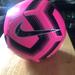 Nike Games | Nike Team Pitch Training Unisex Soccer Ball Size 5 Pink Black | Color: Black/Pink | Size: Os