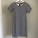 J. Crew Dresses | J.Crew Striped T-Shirt Dress | Color: Black/White | Size: Xxs