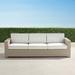 Palermo Sofa with Cushions in Dove Finish - Salta Palm Cobalt, Standard - Frontgate
