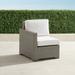 Small Palermo Left-facing Chair in Dove Finish - Rain Glacier, Standard - Frontgate