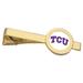 Gold TCU Horned Frogs Team Logo Tie Bar