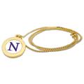 Women's Gold Northwestern Wildcats Logo Pendant Necklace