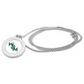 Women's Silver William & Mary Tribe Logo Pendant Necklace