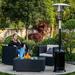 Outdoor Patio Propane Heater with Portable Wheels 47,000 BTU 88 inch Standing Gas Outside Heater