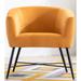 Luxurious Design Accent Chair Velvet Clean Line Design Accent Chair