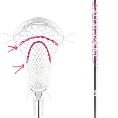 Maverik Ascent ST Women's Complete Lacrosse Stick White/Pink