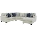 Gray Sectional - Signature Design by Ashley 131" Wide Left Hand Facing Sofa & Chaise Polyester/Other Performance Fabrics | Wayfair 13611S6