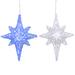Northlight Seasonal 24" Color Changing Blue & White LED Bethlehem Star Hanging Christmas Decoration, in Blue/Gray/Green | Wayfair