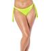 Plus Size Women's Side Tie Swim Brief by Swimsuits For All in Yellow Citron (Size 20)