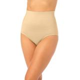 Plus Size Women's Power Shaper Firm Control High Waist Shaping Brief by Secret Solutions in Nude (Size 1X) Body Shaper