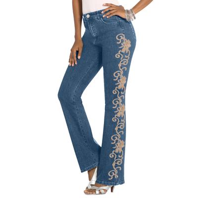 Plus Size Women's Whitney Jean with Invisible Stre...