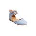 Women's The Marlowe Flat by Comfortview in Chambray (Size 9 M)