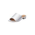 Women's The Sola Slip On Mule by Comfortview in Silver (Size 9 M)