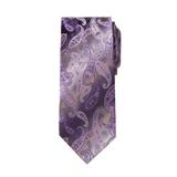 Men's Big & Tall KS Signature Extra Long Classic Paisley Tie by KS Signature in Soft Purple Paisley Necktie