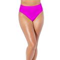 Plus Size Women's High Waist Cheeky Bikini Brief by Swimsuits For All in Very Fuchsia (Size 22)