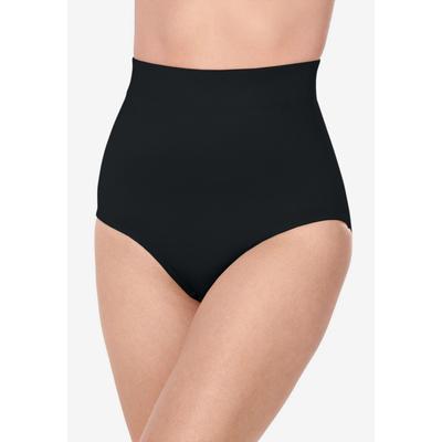 Plus Size Women's Power Shaper Firm Control High Waist Shaping Brief by Secret Solutions in Black (Size 5X) Body Shaper