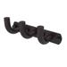 Allied Brass Remi 3 Position Wall Mounted Hook Rack Metal in Brown | 3.2 H x 8 W x 3.2 D in | Wayfair RM-20-3-VB