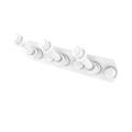 Allied Brass Pipeline 3 Position Wall Mounted Hook Rack Metal in White | 2.7 H x 8 W x 2.5 D in | Wayfair P-300-HK-3-WHM