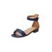 Extra Wide Width Women's The Alora Sandal by Comfortview in Navy (Size 9 1/2 WW)