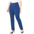 Plus Size Women's The Curvy Knit Jean by Catherines in Comfort Wash (Size 6X)