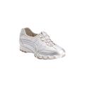 Women's CV Sport Tory Slip On Sneaker by Comfortview in Silver (Size 10 1/2 M)