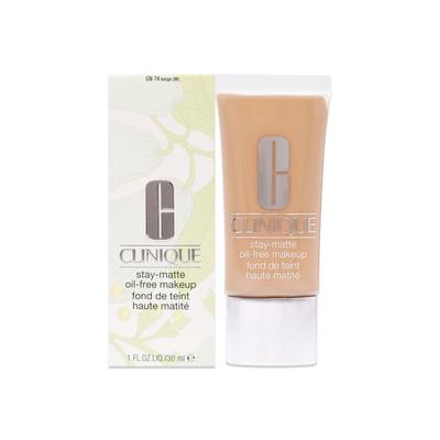 Plus Size Women's Stay-Matte Oil-Free Makeup - Dry Combination To Oily -1 Oz Makeup by Clinique in Beige