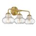 Everly Quinn Metal Armed Sconce Glass/Metal in Yellow | 9.5 H x 20.5 W x 7.5 D in | Wayfair AB31CF869C534822AA1BE64057750D1E