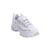 Women's The D'Lites Life Saver Sneaker by Skechers in White Marble Medium (Size 11 M)