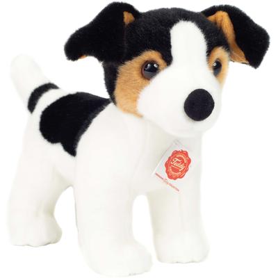 Kuscheltier TEDDY HERMANN "Jack Russell Terrier Welpe 28 cm" Plüschfiguren schwarz-weiß (schwarz/weiß/braun) Kinder