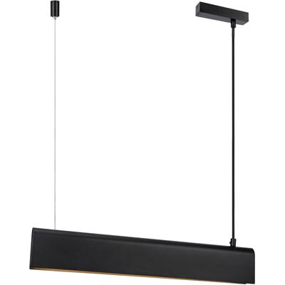 Pendelleuchte "Beau", schwarz, B:50,00cm H:8,50cm L:50,00cm, DESIGN FOR THE PEOPLE, Lampen, Skandinavischer Minimalismus