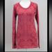 Lululemon Athletica Tops | Lululemon Long Sleeve Swifty Tech Sz 6 Snake Print | Color: Pink/Red | Size: 6