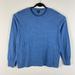J. Crew Sweaters | J.Crew Blue 100% Cotton Essential Crewneck Long Sleeve Sweater H3580 Mens L | Color: Blue | Size: L