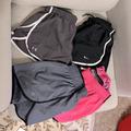 Nike Shorts | 4 Pairs Small Athletic Shorts: Black Nike, Grey Under Armour, Pink & Grey Vs | Color: Gray/Pink | Size: S
