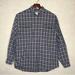 Carhartt Shirts | Carhartt Men’s Blue And Tan Checkered Long Sleeve Button Down Shirt | Color: Blue/Tan | Size: M