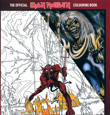 Rock n Roll Colouring Iron Maiden Colouring Book
