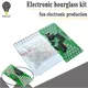 Kit de sablier électronique bricolage kits de production électrique drôles fierté avec lampes LED