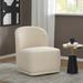 Madison Park Monarch Armless 360 Degree Swivel Chair in Ivory - Olliix MP103-1204