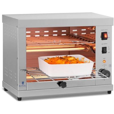 Royal Catering - Toaster Überbackgerät Toast Salamander Gastro Mit Timer Ofen Quarzröhre 3250W