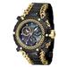 Invicta Gladiator 1.08 Carat Diamond Unisex Watch w/ Mother of Pearl Dial - 43.2mm Gold Black (42232)