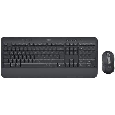 Logitech Kabelloses Tastatur-Maus-Set »Signature Combo MK650« grau