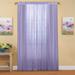 Decorative Sheer Fabric Rod Pocket Top Window Curtain Panel