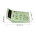 Talking Calculator 12 Digits Large LCD Display Desktop Calculator Light Green - Light Green