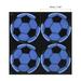Reflective Stickers, 16in4 Sets 2.6 Inch Football Safety Tape Strips, Blue