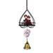 huaai memorial wind chime outdoor wind chime unique tuning relax soothing melody sympathy wind chime for mom and dad garden patio patio porch home decoration red