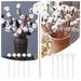 JDEFEG Flowers Artificial Christmas Decoration Bedroom Living Flower Ornaments Dried Room Cotton Artificial Flowers Forsythia Dried Flowers Multi-Color