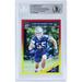 Leighton Vander Esch Dallas Cowboys Autographed 2018 Panini Donruss Optic Red Yellow Prizm #115 Beckett Fanatics Witnessed Authenticated Rookie Card