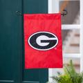 Evergreen Enterprises, Inc Applique Flag, Gar, University Of Georgia, Nylon in Black/Red | 18 H x 12.5 W in | Wayfair 16A914