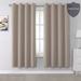menggutong Blackout Curtains For Bedroom 54 Inches Long Short Room Darkening Window Drapes Thermal Insulated Curtain Panels w/ Grommet 52W X 54L | Wayfair